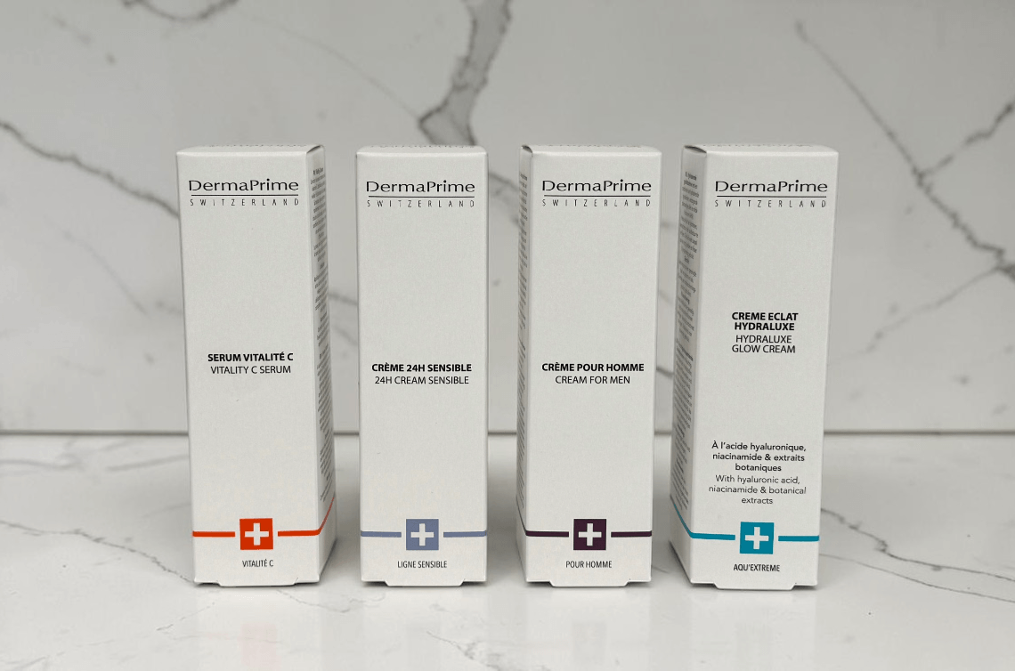 cosmetica doosje bedrukt dermaprime langsnaad