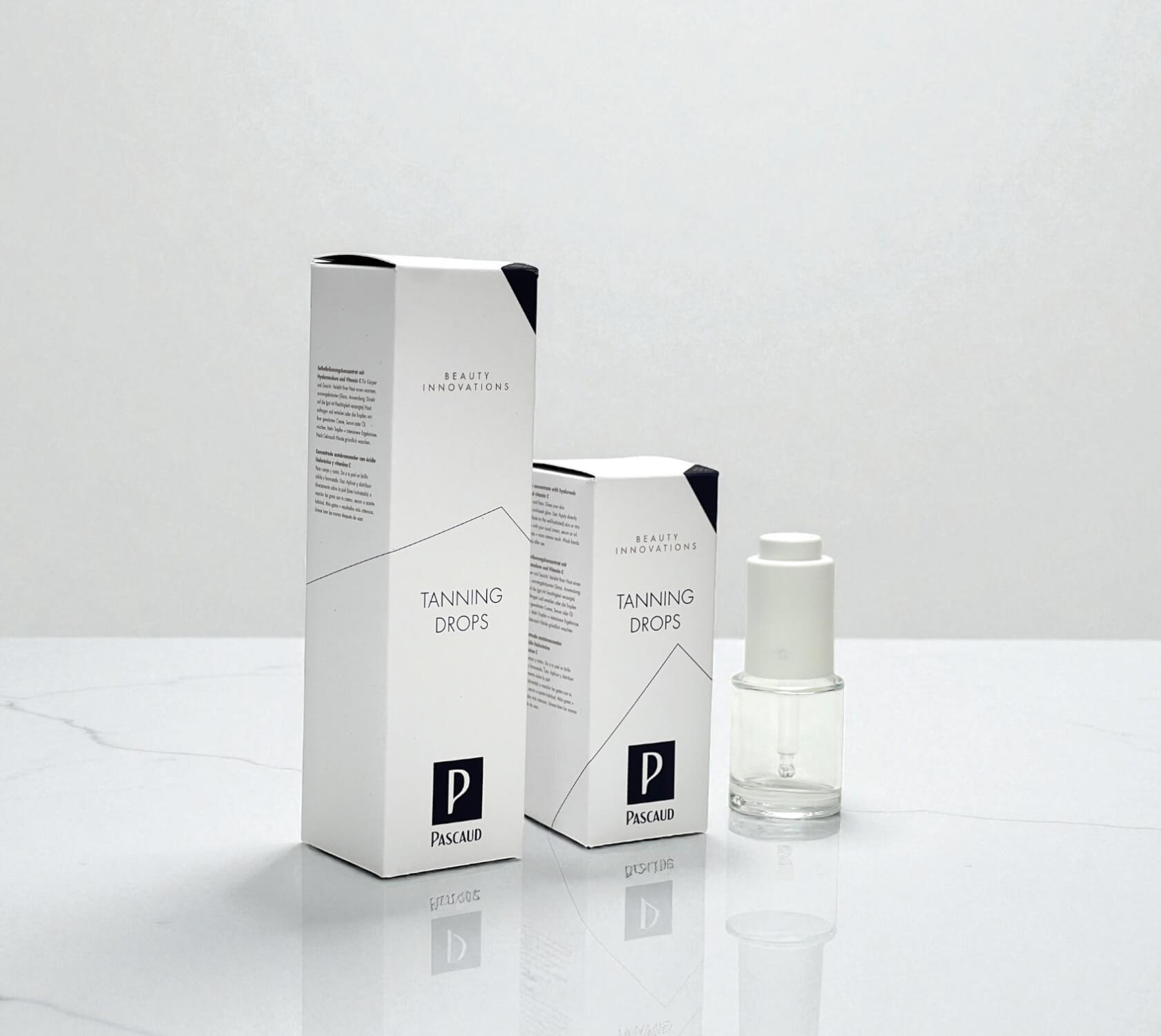 Bedrukt cosmetica productverpakking van vouwkarton voor skincare.