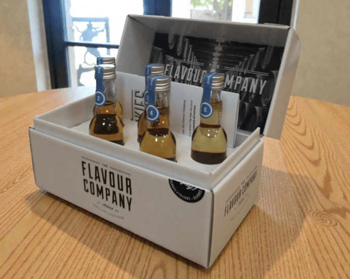 Premium golfkartonnen kraagdoos voor een drank proeverij